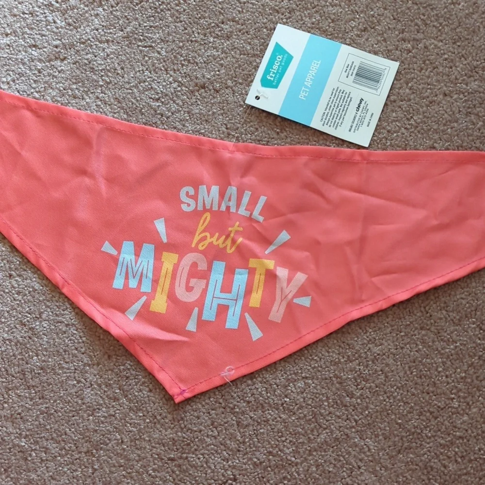 Chewy Coral and Blue Dogs Bandana Bib Sale